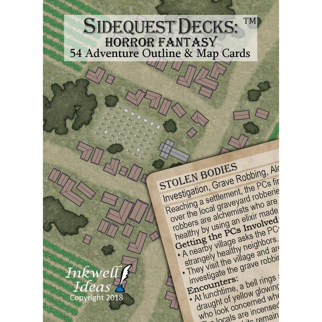Inkwell Ideas Sidequest Decks Horror Fantasy