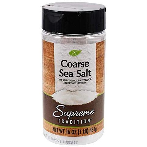 Supreme Tradition Coarse Sea Salt 16 Oz