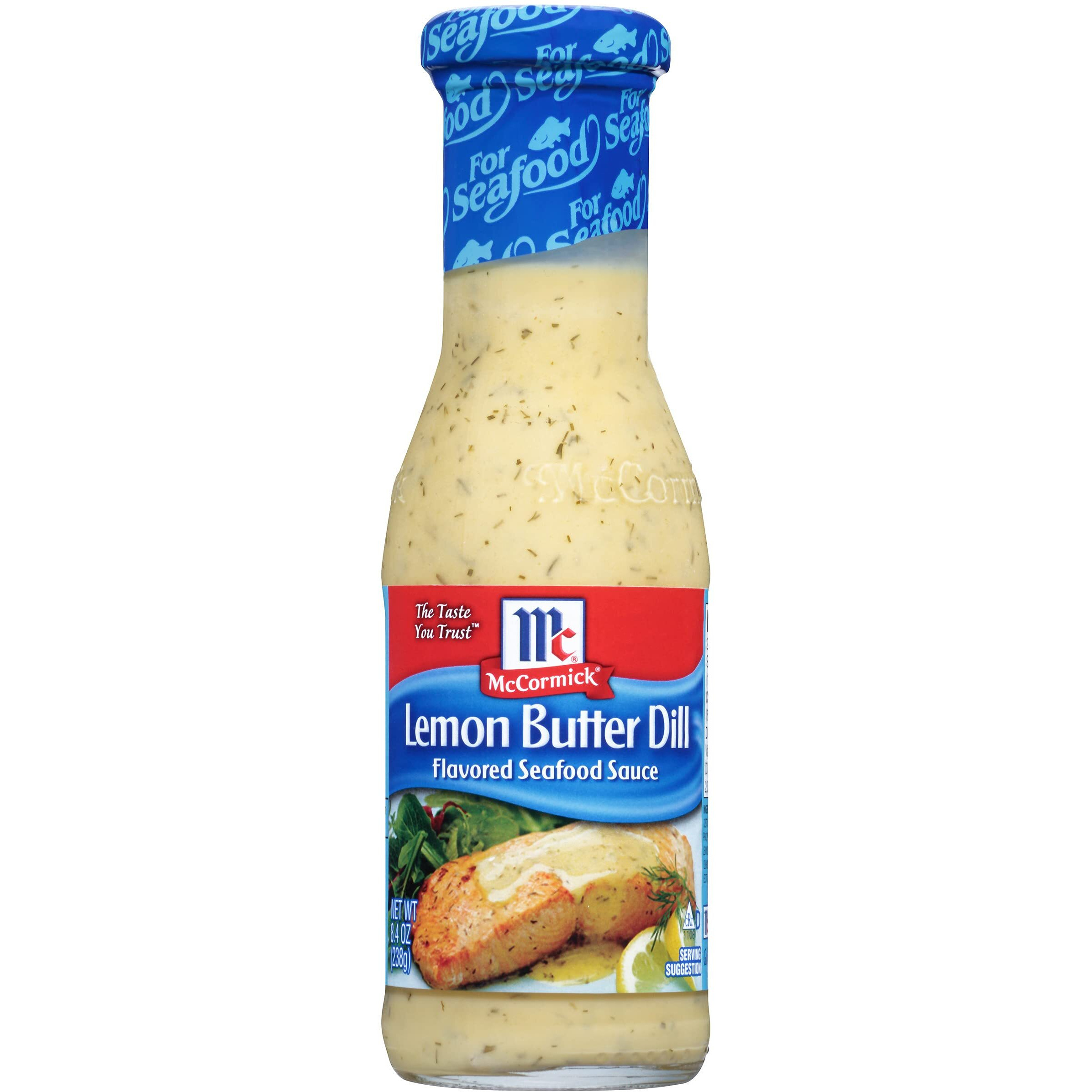 Mccormick Golden Dipt Lemon Butter Dill Flavored Seafood Sauce, 8.4 Oz