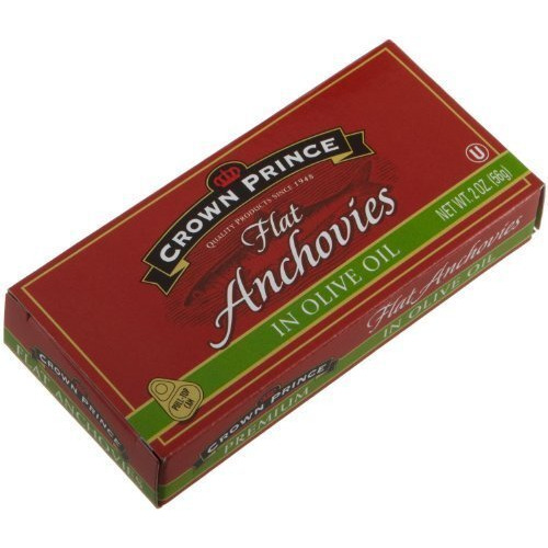 Crown Prince Flat Anchovies In Olive Oil 2 Ounce