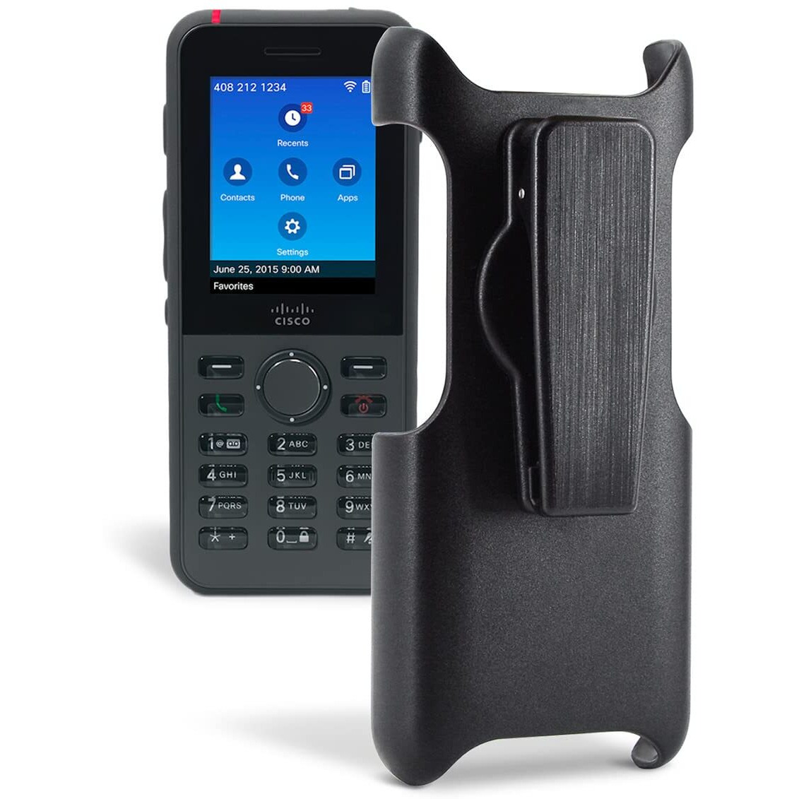 Holster Case For Cisco 8821, Phone Cases With 360 Clip For Cisco Wireless Ip Phone 8821 And 8821-Ex Phones