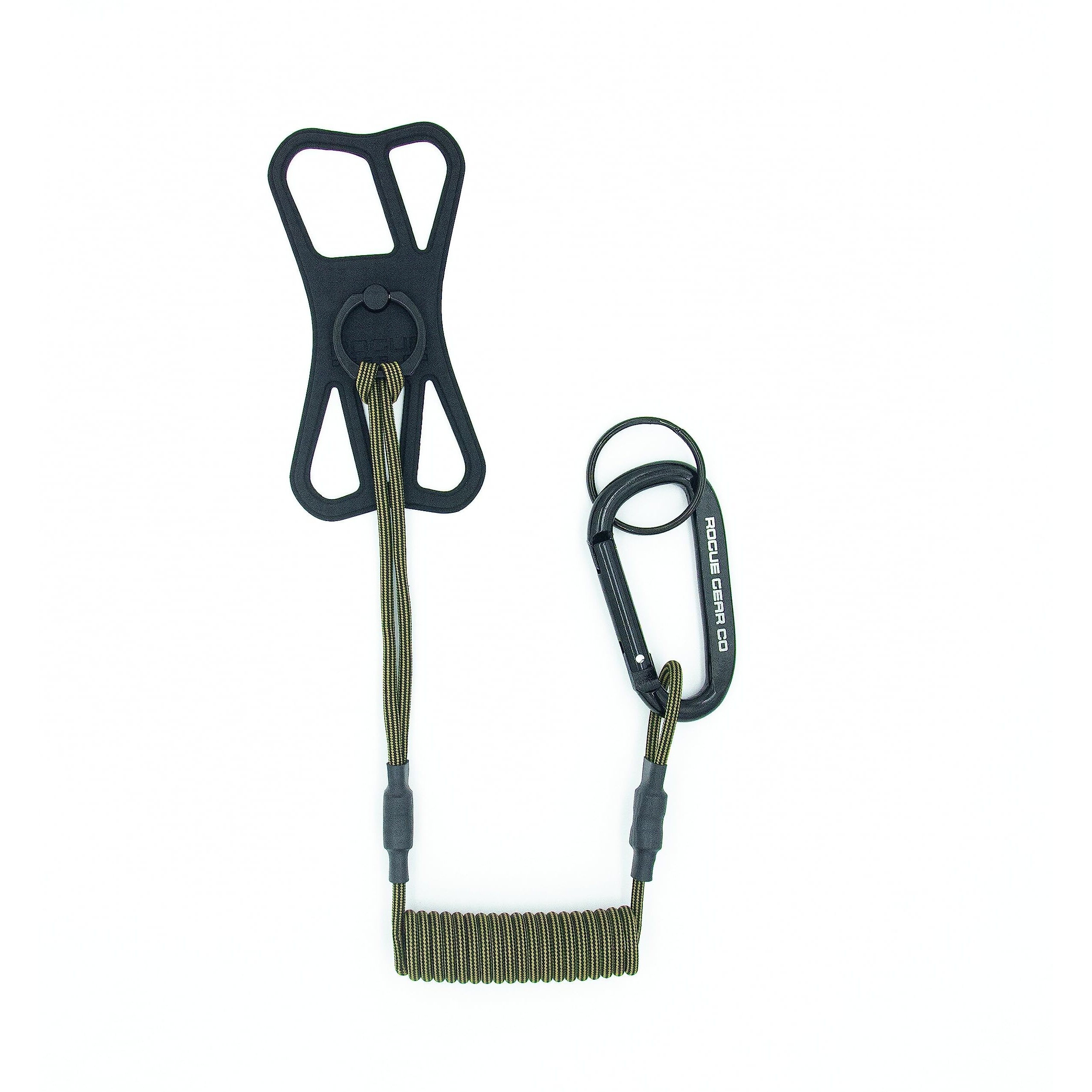 Rogue Fishing Co. The Protector Phone Tether | Use As Cell Phone Lanyard Or Hiking/Boating/Kayak Tether | Phone Leash Ensures Your Phone Is Safe And Protected Green