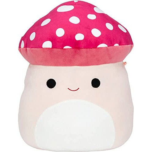 Squishmallows Official Kellytoy 8 Inch Squishy Soft Plush Toy Animals (Malcom Mushroom)