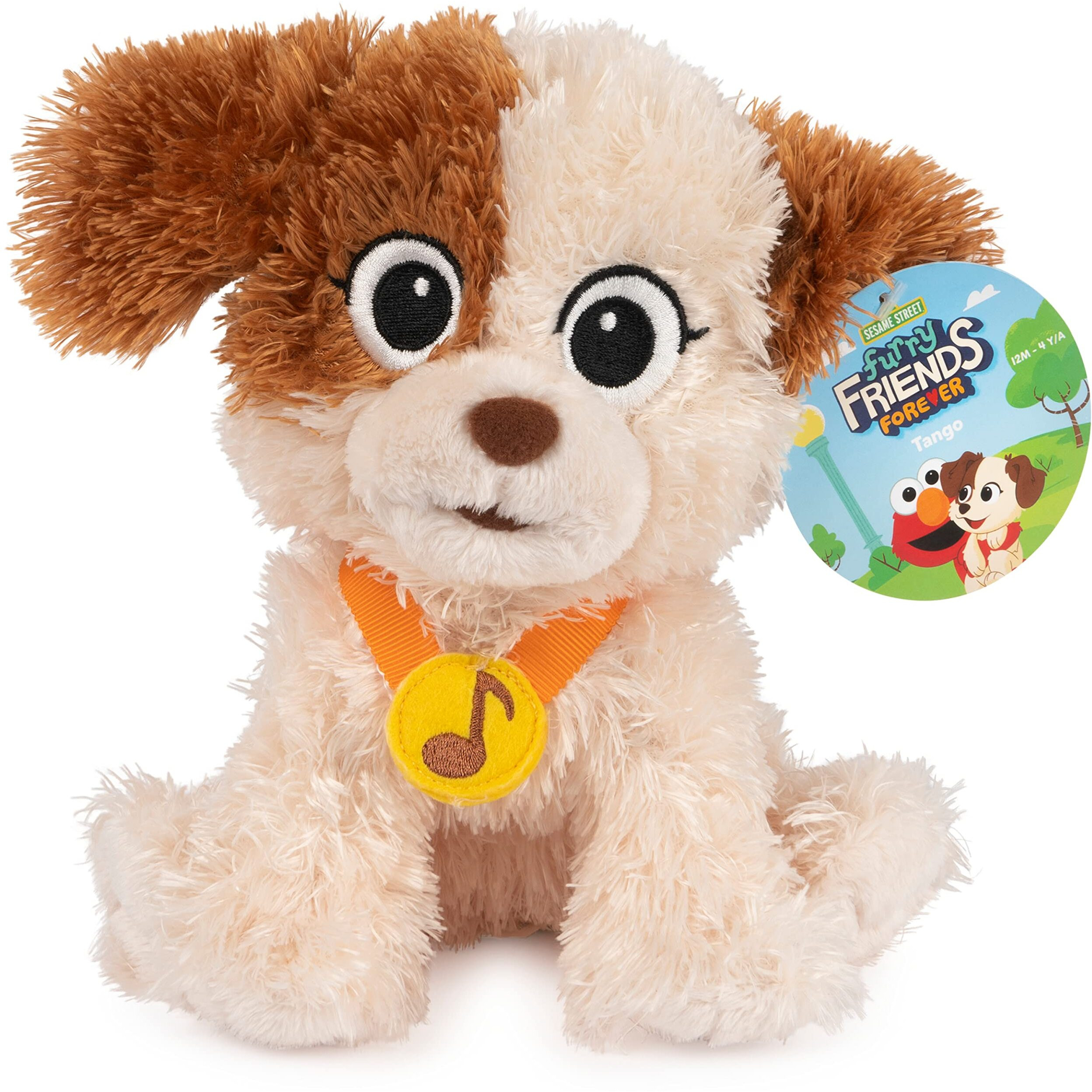 Gund Sesame Street Furry Friends Forever Tango Plush Premium Stuffed Animal For Ages 1 And Up Browncream 7A
