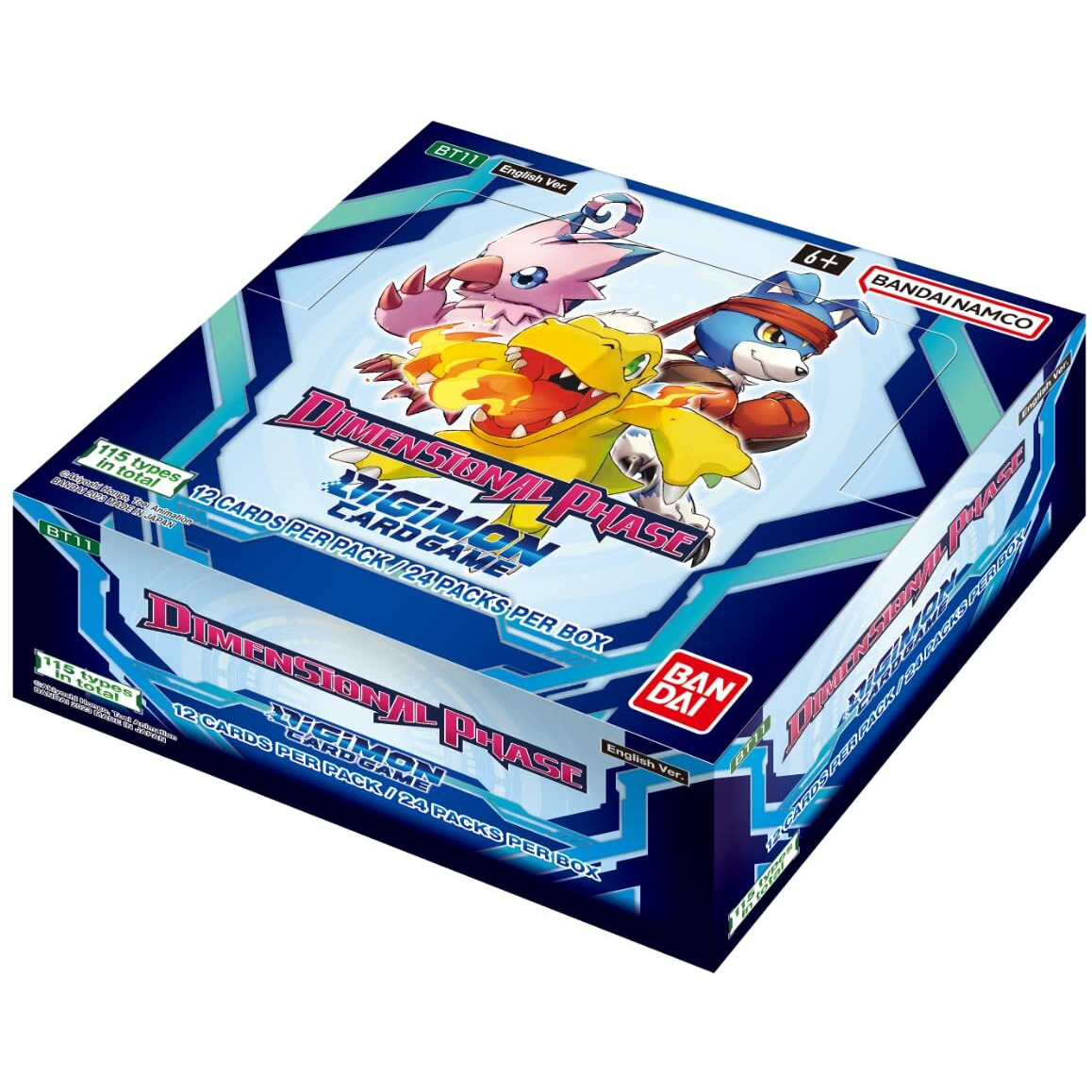 Bandai Digimon Dimensional Phase Bt11 Booster Display Card Game