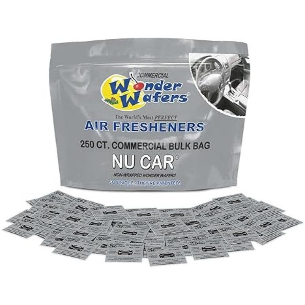 Wonder Wafers 250 Count Unwrapped Automobile Professional Use Air Fresheners Car And Truck Detail (Nu Car)