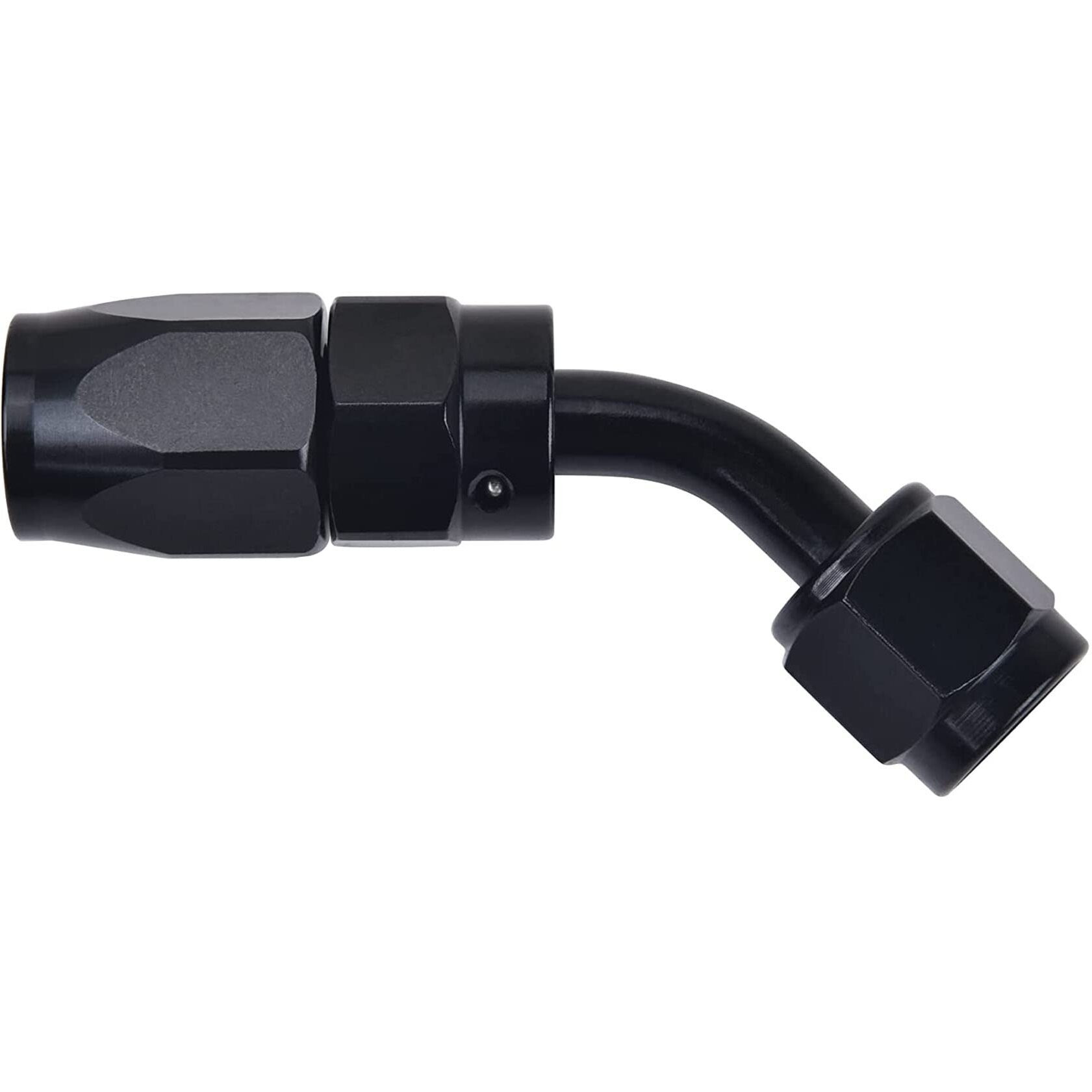 Evil Energy 6An Hose End Fitting 45 Degree Swivel For Cpe Braided Hose Black