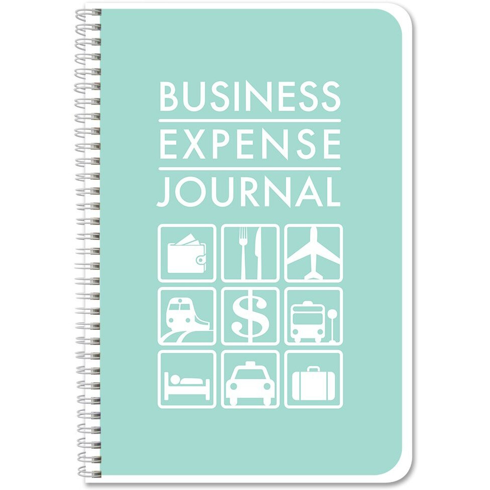 Bookfactory Business Expense Ledger Book/Logbook/Journal 112 Pages 6&quotX9" Wire-O (Bus-110-69Cw(Business Expense)-Bx)