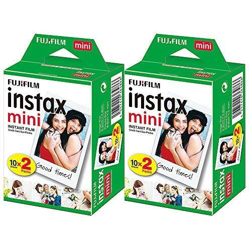 Fujifilm Instax Mini Instant Film - 40 Sheets (2 Packs Of 20 Film Sheets)