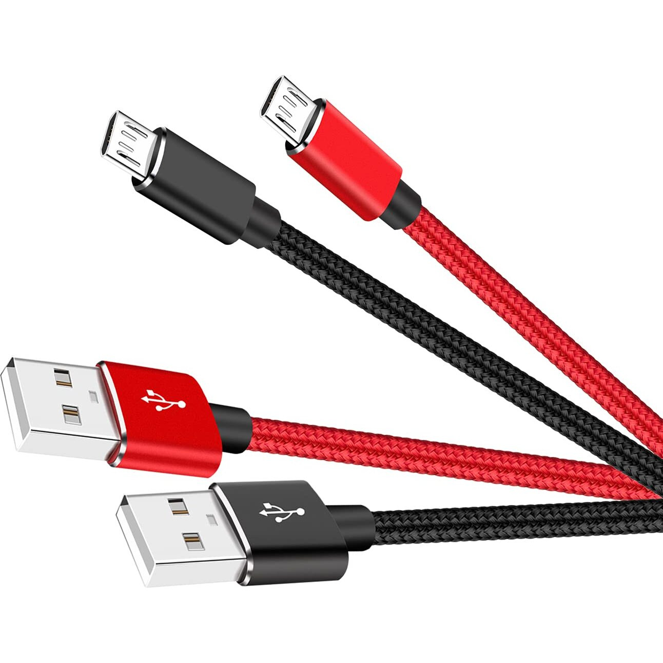 2 Pack 6Ft Ps4 Controller Charger Cable For Xbox One Controller Cable,Playstation 4 Controller Charger Cord,Ps4 Charging Cable Dualshock 4 Controller,Ps4 Vita Slimpro Charge Play Micro Usb Data Wire