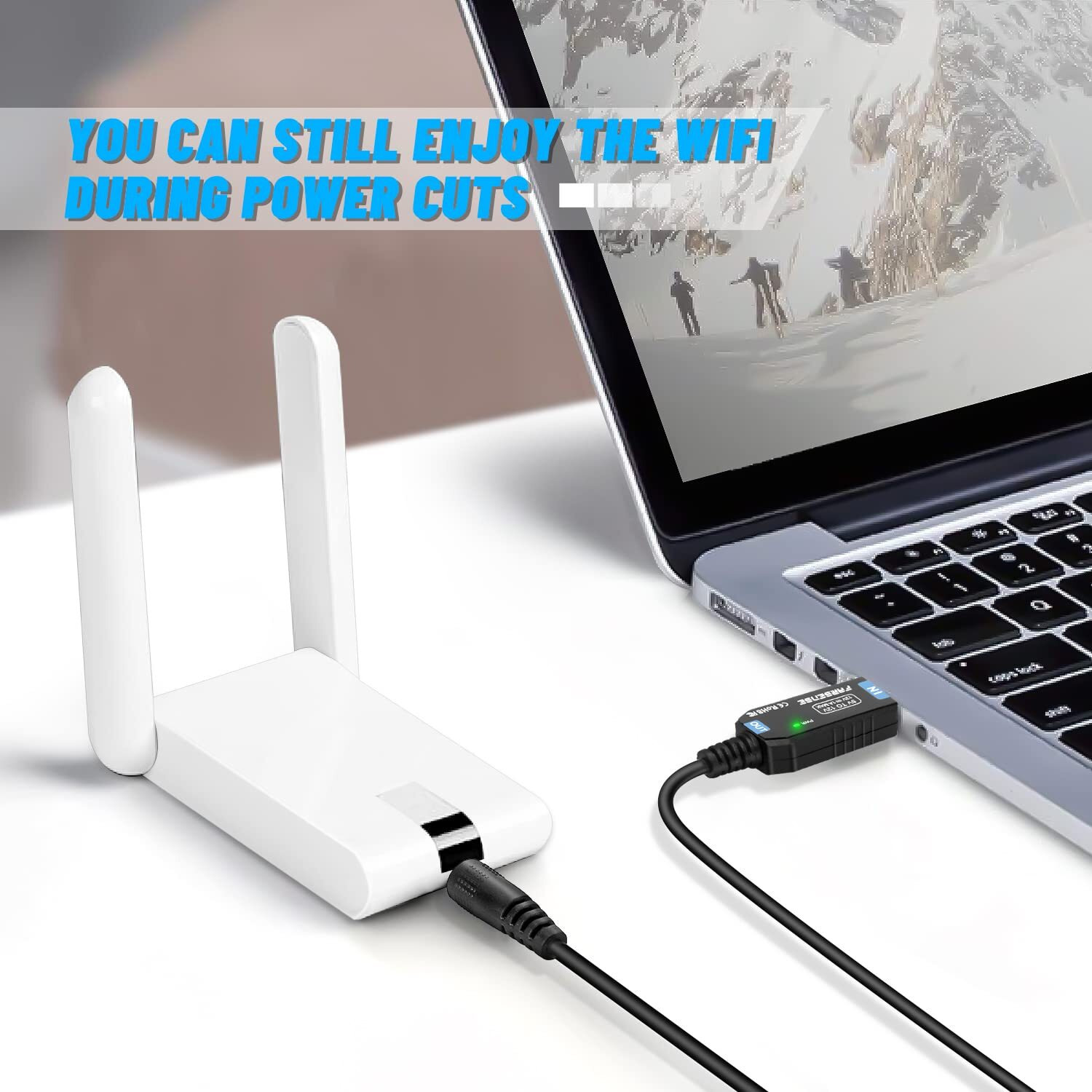 Farsense Usb Dc 5V To 12V Step Up Power Cable(3Ft), Usb To Dc 12V Adapter With Dc Jack 5.5 X 2.5Mm(3.5 X 1.35Mm), Usb Boost Converter Supports Led Indicator