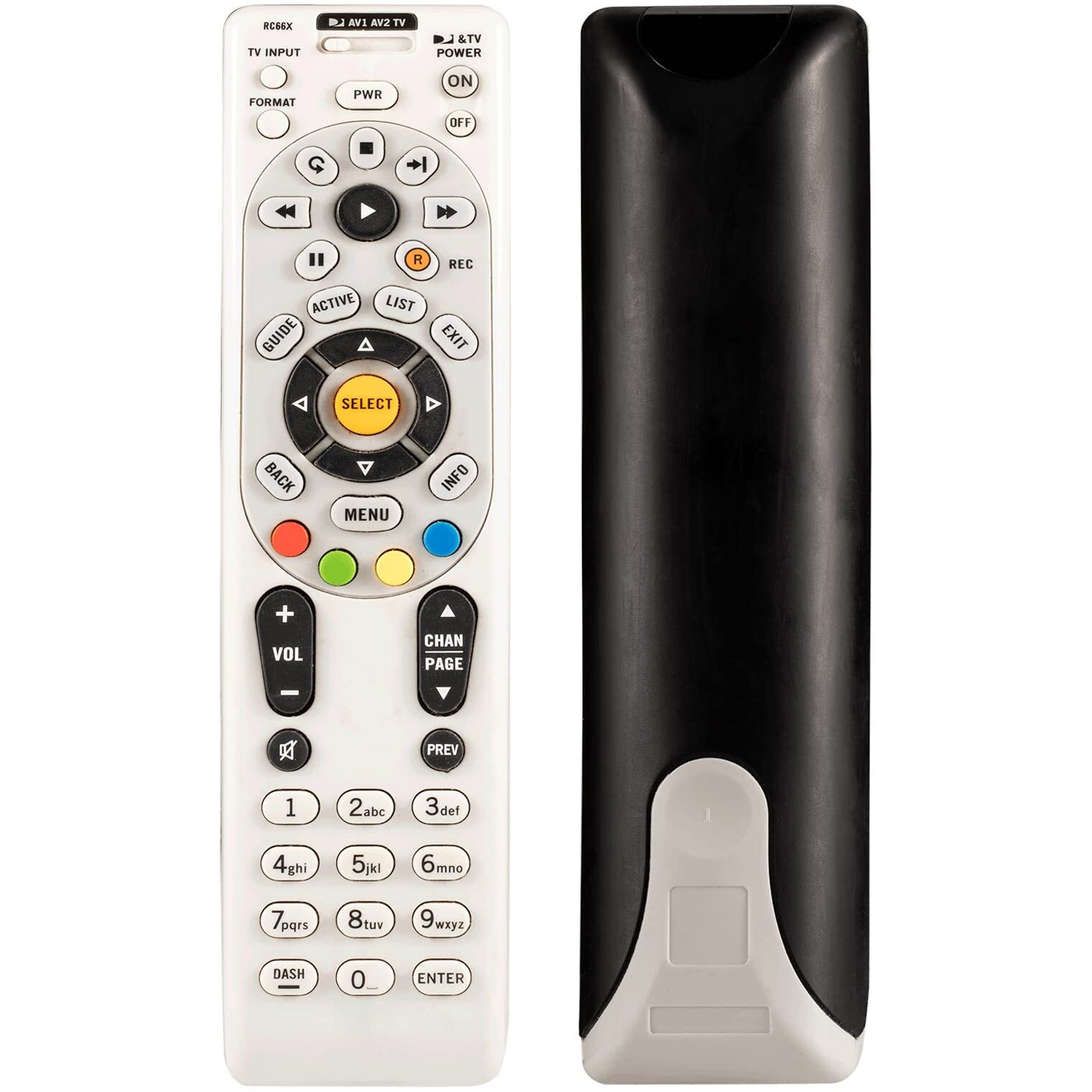 Universal Ir Rc66X Replacement Remote Control For Directv Rc66 Rc66X Rc66Rx Rc65 Rc64 H24 Hr24 H25 R16 D12 (Not For Rf Function)