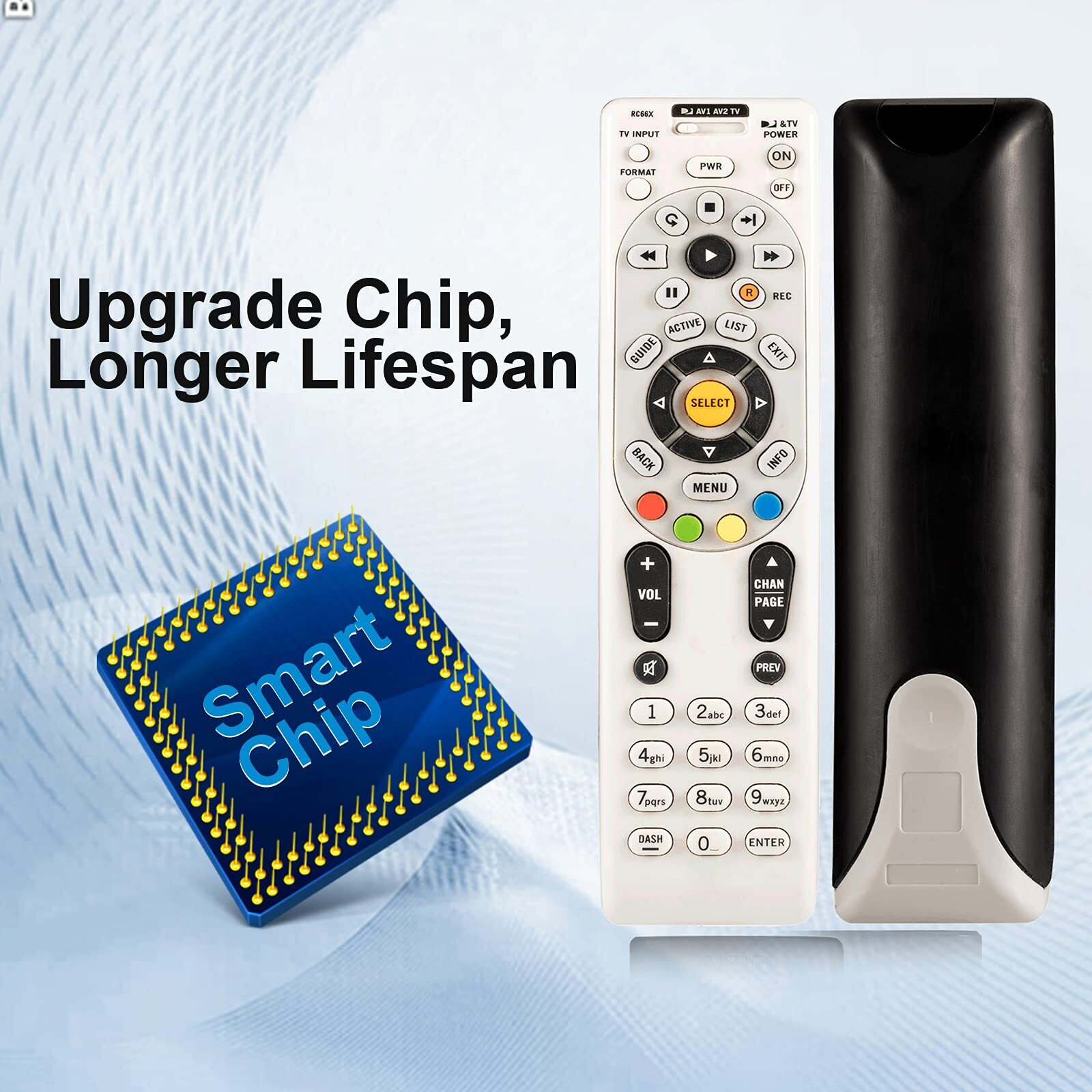 Universal Ir Rc66X Replacement Remote Control For Directv Rc66 Rc66X Rc66Rx Rc65 Rc64 H24 Hr24 H25 R16 D12 (Not For Rf Function)