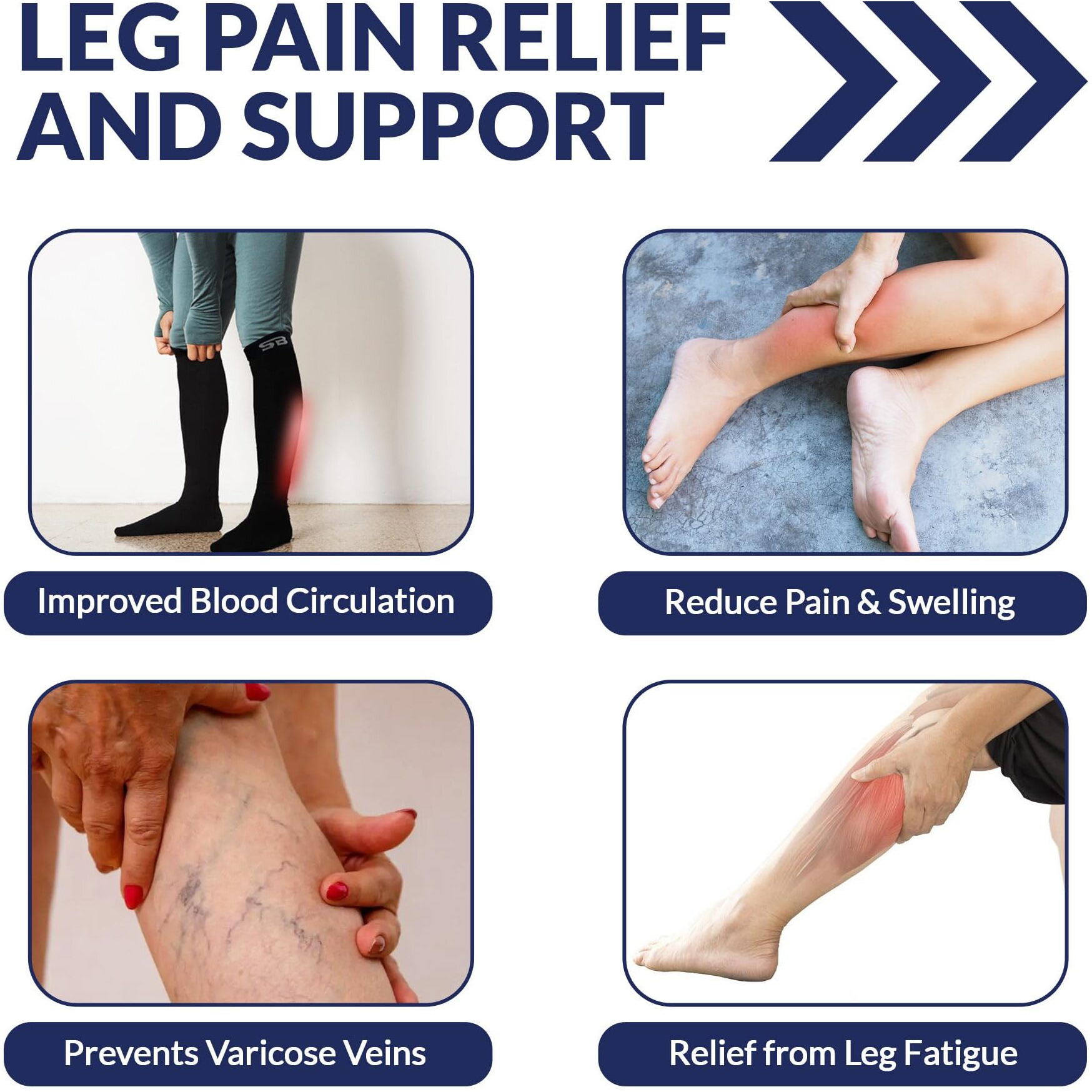 Sb Sox Compression Socks (20-30Mmhg) For Men & Women - Best Compression Socks For All Day Wear, Better Blood Flow, Swelling (Small, Black/Green)