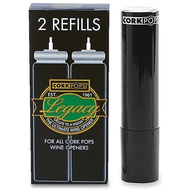 Cork Pops Refill Cartridges, 2-Pack