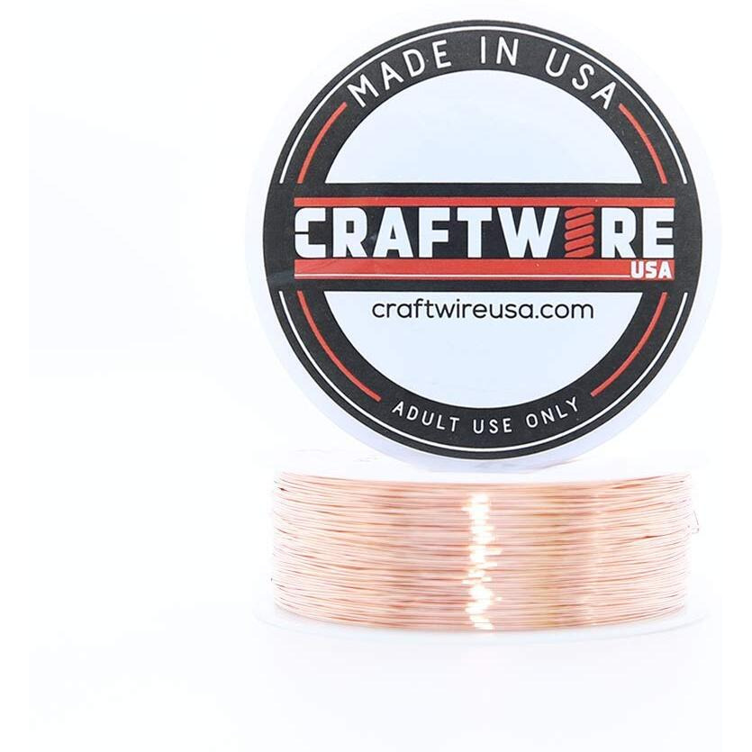 Solid Bare Copper Wire Round, Bright, Dead Soft, 680 Feet, 5Oz 28 Gauge (Choose 10 To 30 Ga.)