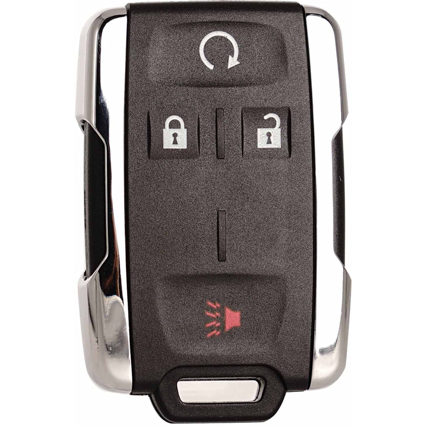 Key Fob Replacement Keyless Entry Remote Start Fits For Gmc Sierra Chevrolet Silverado 1500 2500 3500 2014 2015 2016 2017 2018 2019 2020 Gmc Canyon Chevy Colorado 2015-2021 M3N32337100 Chrome Set Of 1