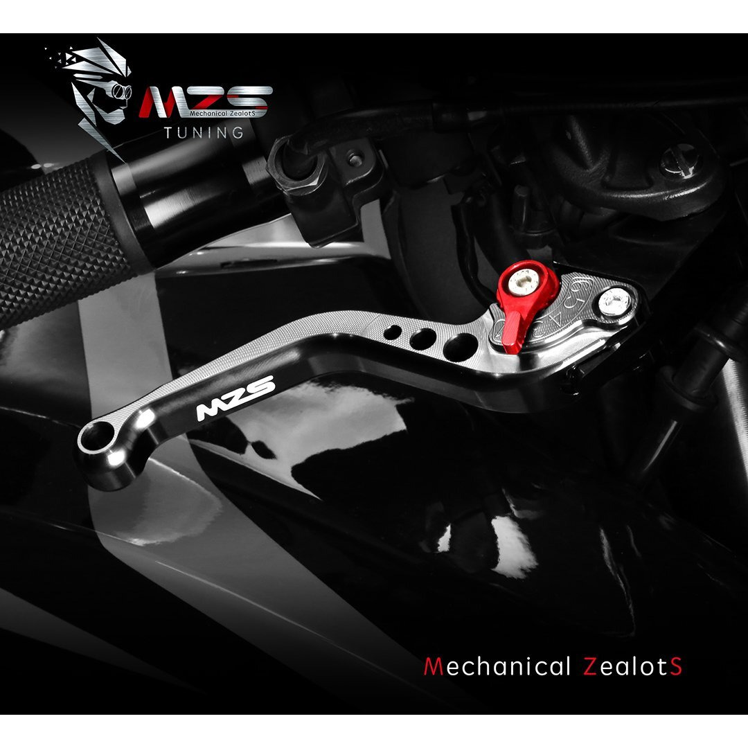Mzs Black Motorcycle Brake Clutch Levers Adjustable Short Cnc Compatible With Kle300 Kle300X Klx150S Klx125 Klx250 Klx230 Klx230R Klx300 Z125 Z250Sl Z300 Z400 Ex250 Ex300 Ex400
