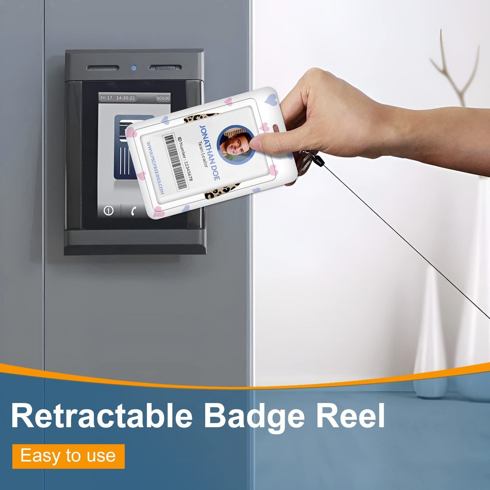 Plifal Badge Holder With Retractable Reel, Rainbow Social Worker Id Name Tag Work Badge Clip Heavy Duty Vertical Card Protector Cover Case For Work Office Nurse Medical Student Teacher Women Men