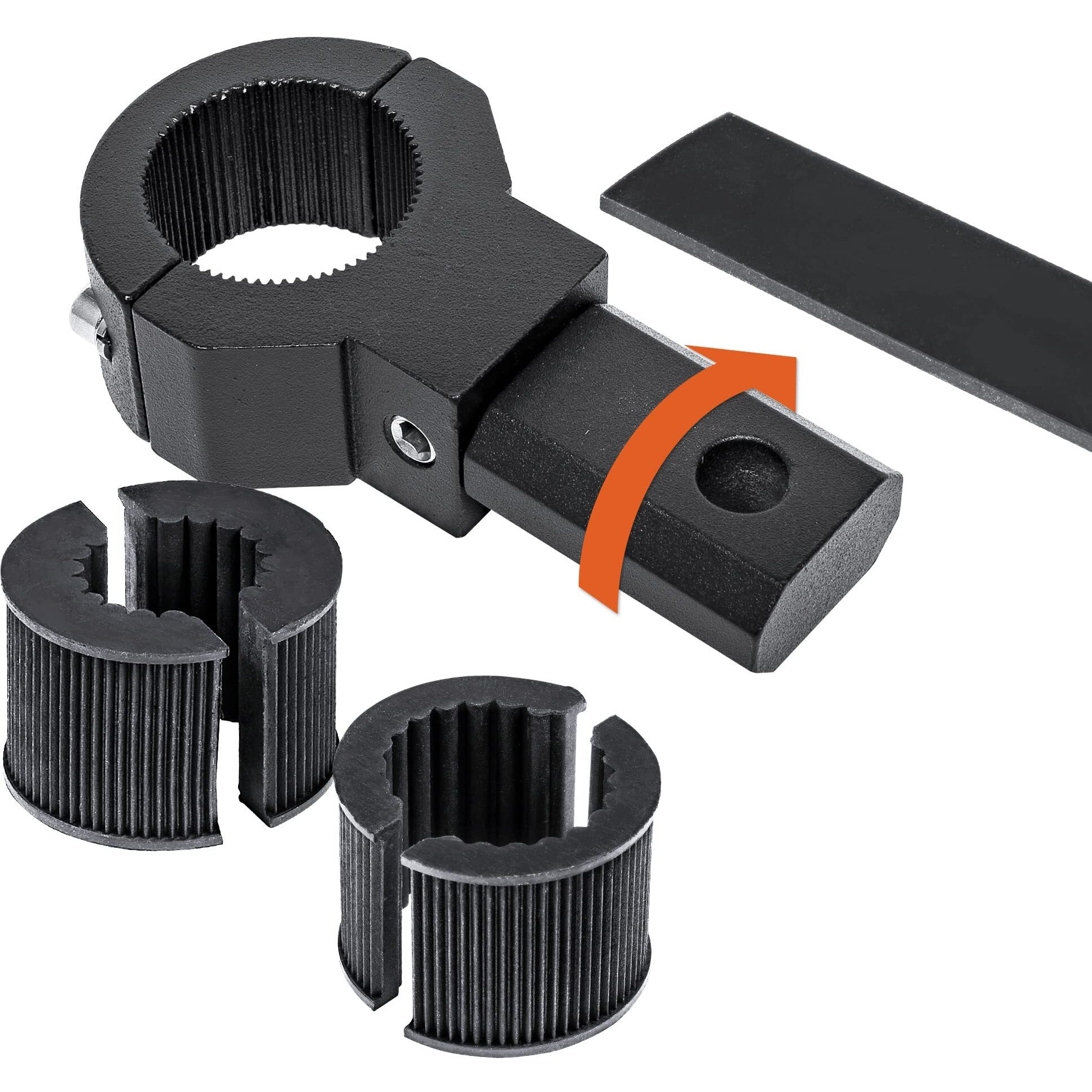 Off-Road Atv Utv Light Bar Mount Mounting Bracket Mini Bar Clamp Kit 0751125 Inch] 360-Degree] 2 Stud Sizes] Aluminium] 1 Unit] Bull Bar Roll Bar Clamp Roll Cage Clamps Mount For Atv Utv