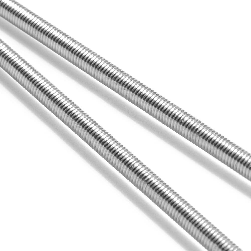Feelers 304 Stainless Steel M8-1.25 Fully All Threaded Rod, Long Threaded Screw, Right Hand Threads, 250Mm LengthPack Of 2