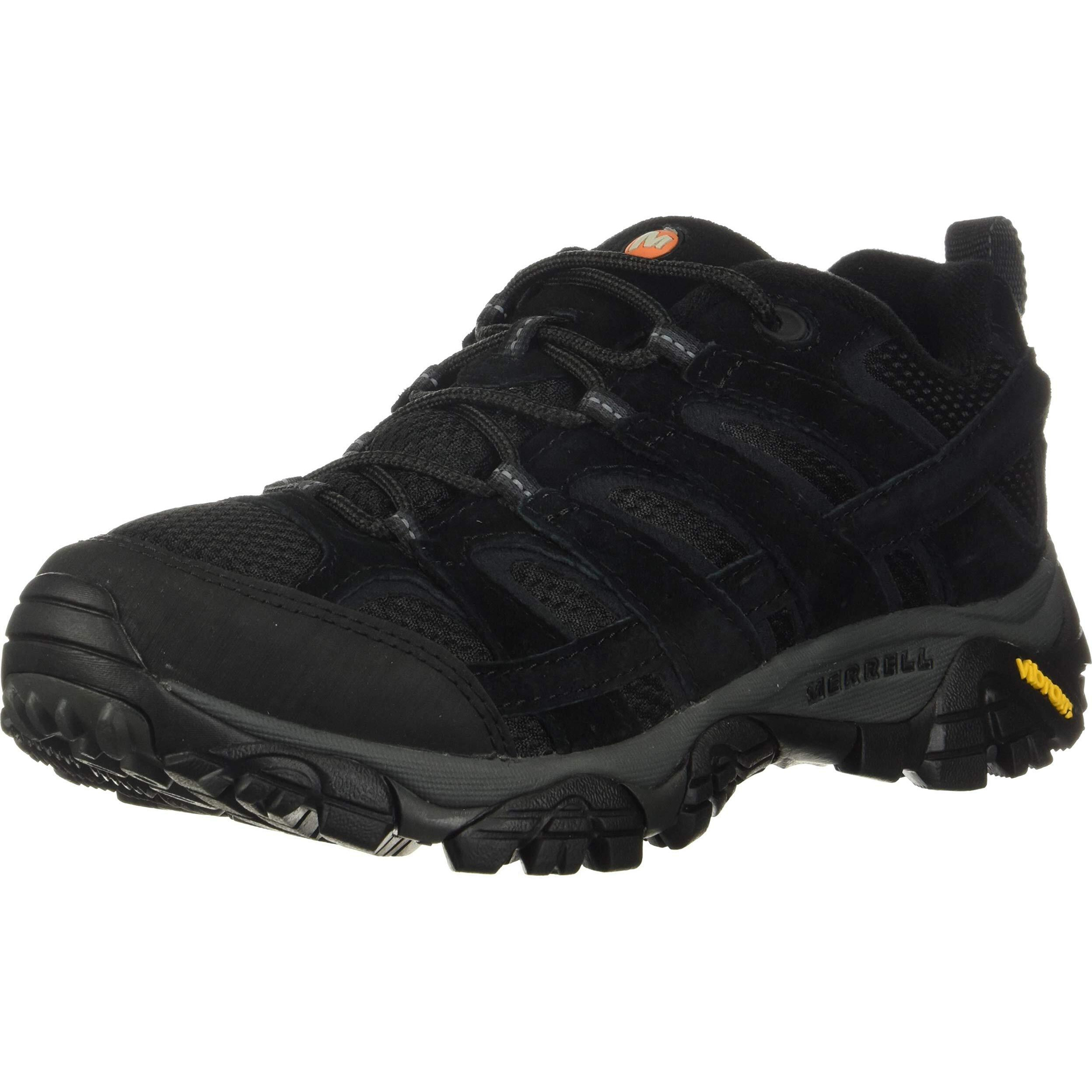 Merrell Mens Moab 2 Vent Hiking Shoe, Black Night, 10 Wide