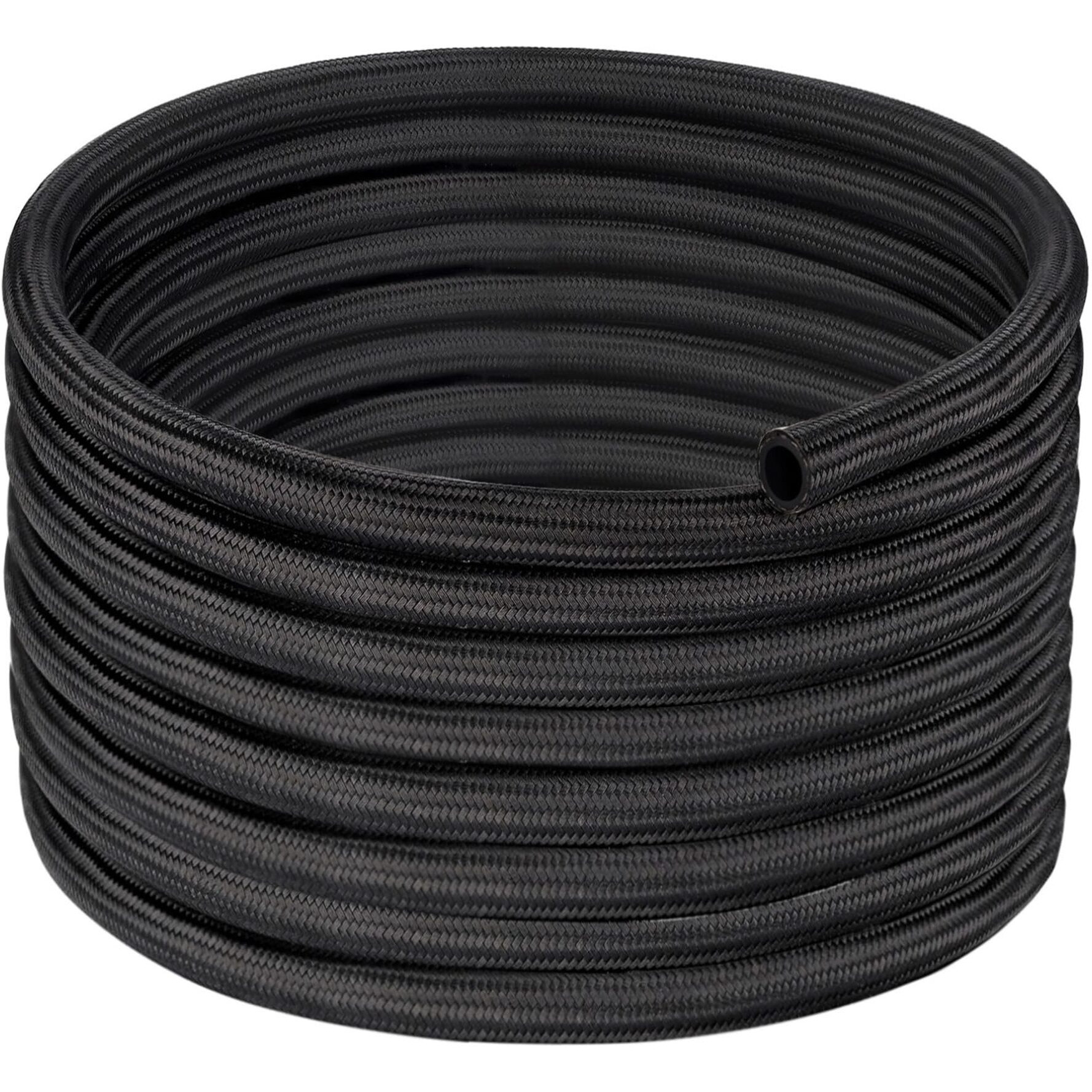 Evil Energy 4An Fuel Line, An4 Braided Fuel Hose Nylon Cpe 10Ft Black