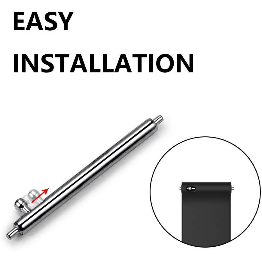 Yeejok 22Mm Silicone Bands Compatible For Fossil Men's Gen 6/5E 44Mm/Gen 5 Lte/Carlyle/Garrett/Women's Julianna Smart Watch, Replacement Quick Released Sport Fitness Watch Strap-Black+Navy Blue