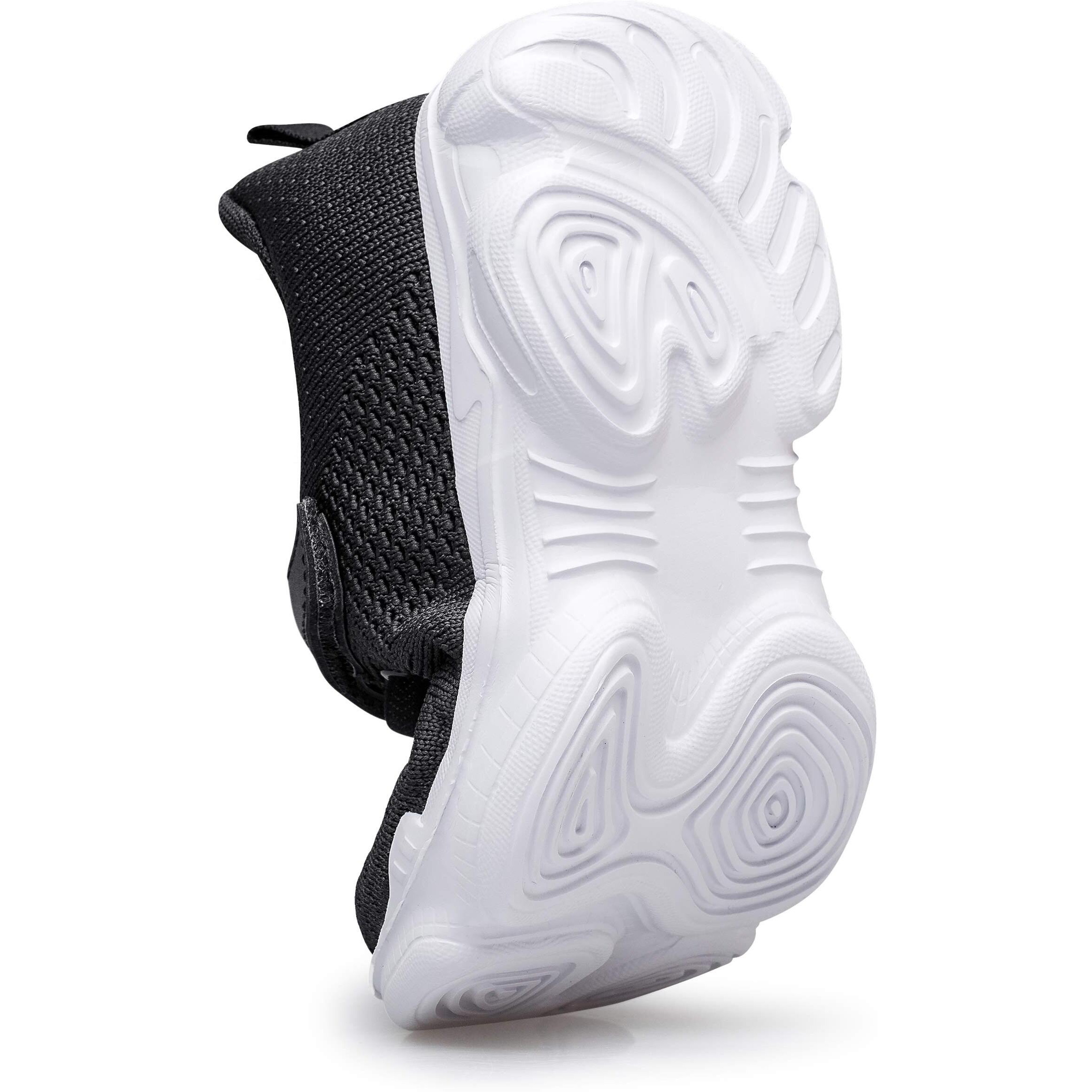 Murdesot Kids Shoes Toddler Boys Girls Athletic Running Sports Strap Sneakers For Toddler/Little Kid/Big Kid Size 1 Black