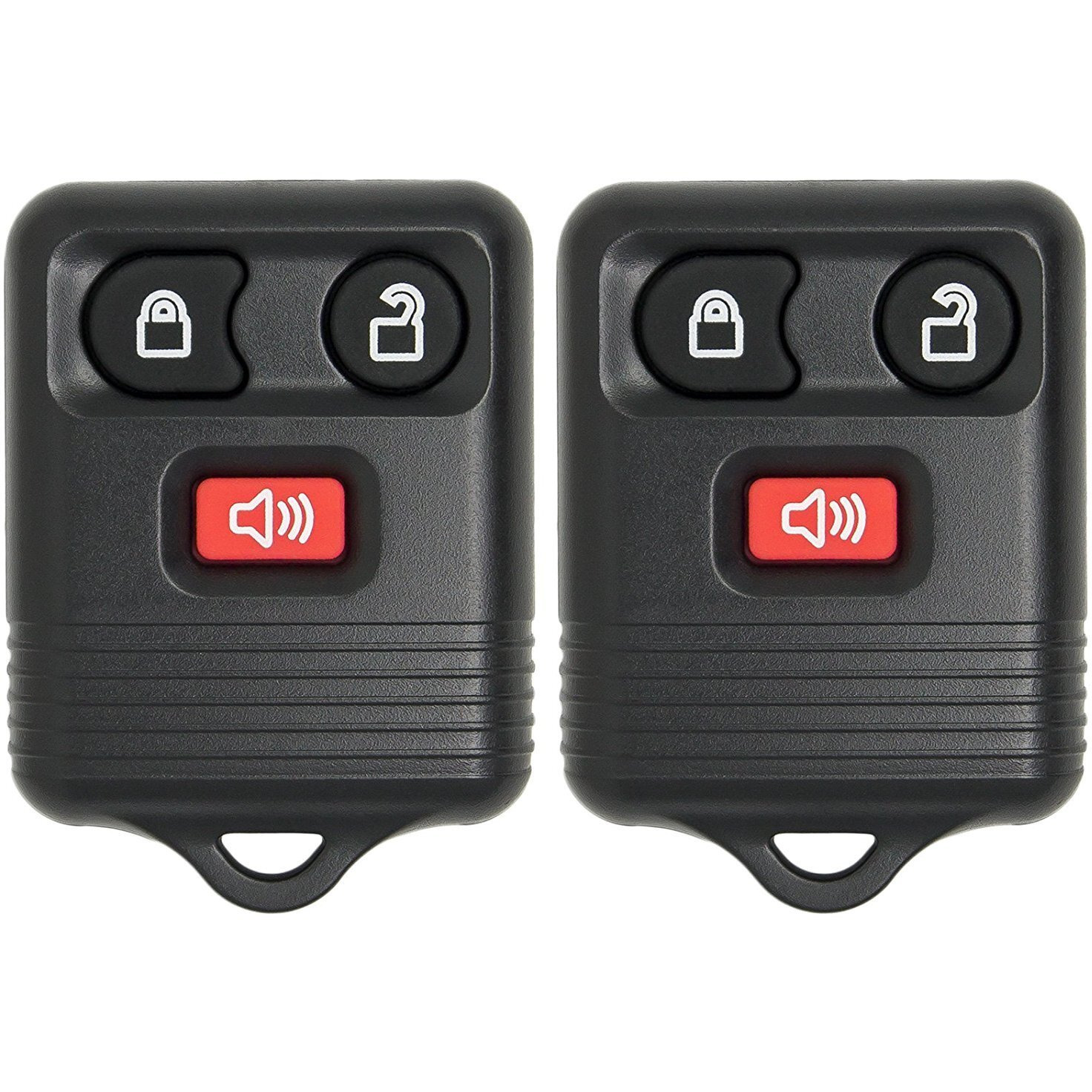 Key Fob Cwtwb1U212, Mushan Pack Of 2 Remote Control Key Fob Replacement Fits For Ford F150 F250 F350 1998-2014, For Lincoln Navigator 1998-2003,For Mercury Mariner 2005-2011(3 Button)