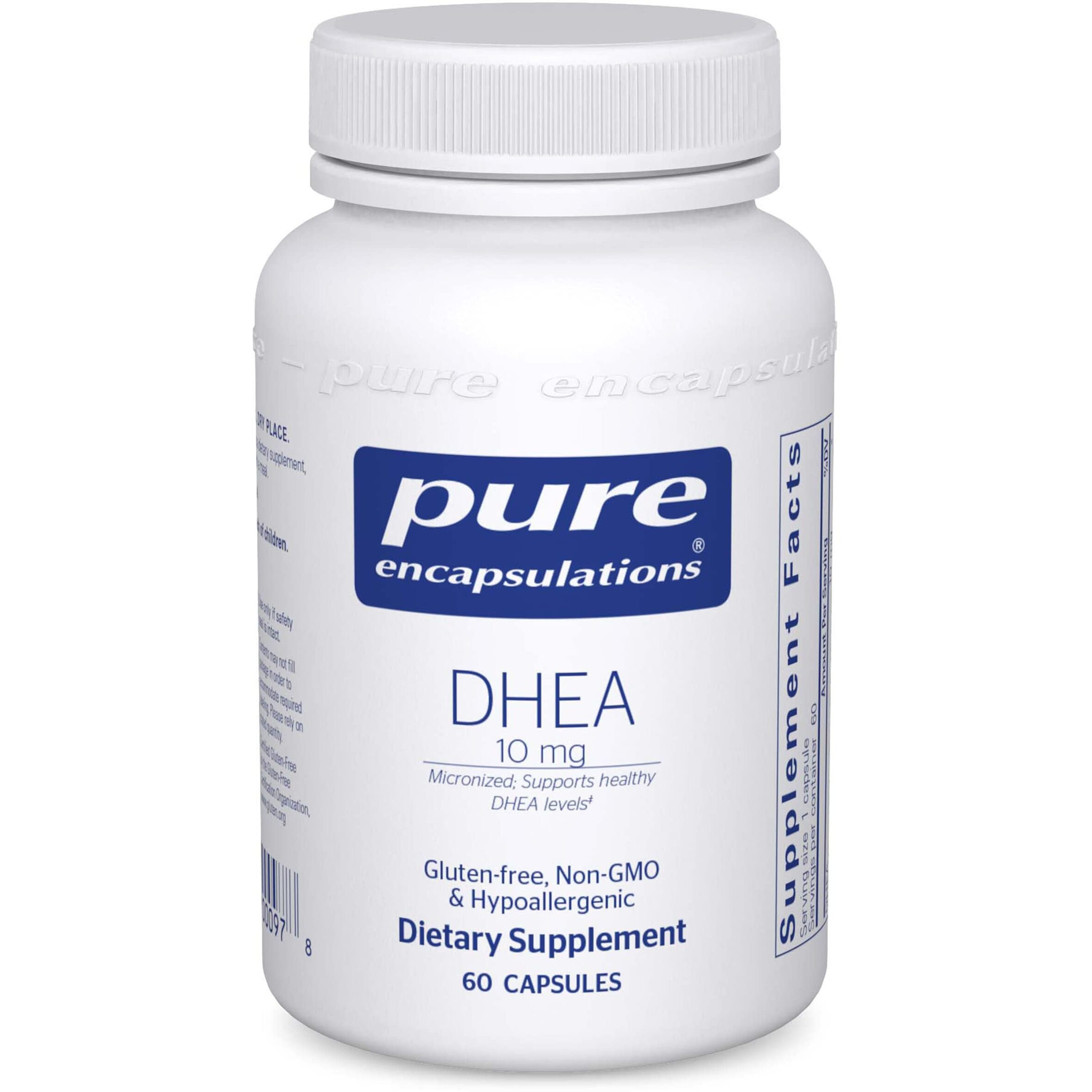 Pure Encapsulations Dhea 10 Mg  Supplement For Immune Support, And Hormone Balance  60 Capsules
