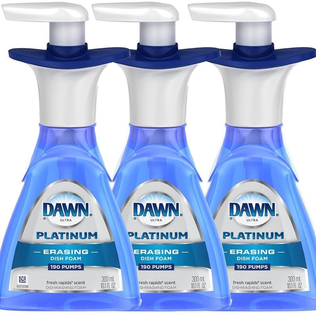 Dawn Platinum Erasing Dishfoam 10.1Oz (Pack Of 3)