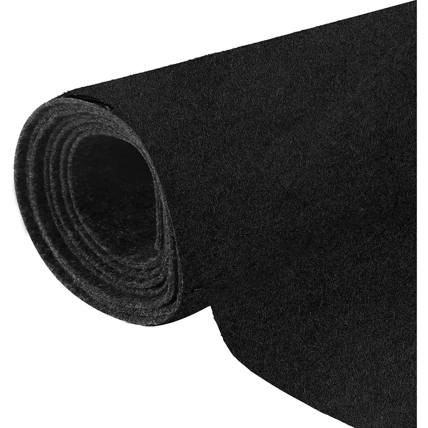 Halero 78X59 Black Underfelt Carpet For Speaker,Sub Box Carpet Home, Auto, Rv, Boat, Marine, Truck, Car Trunk Felt Fabric Material
