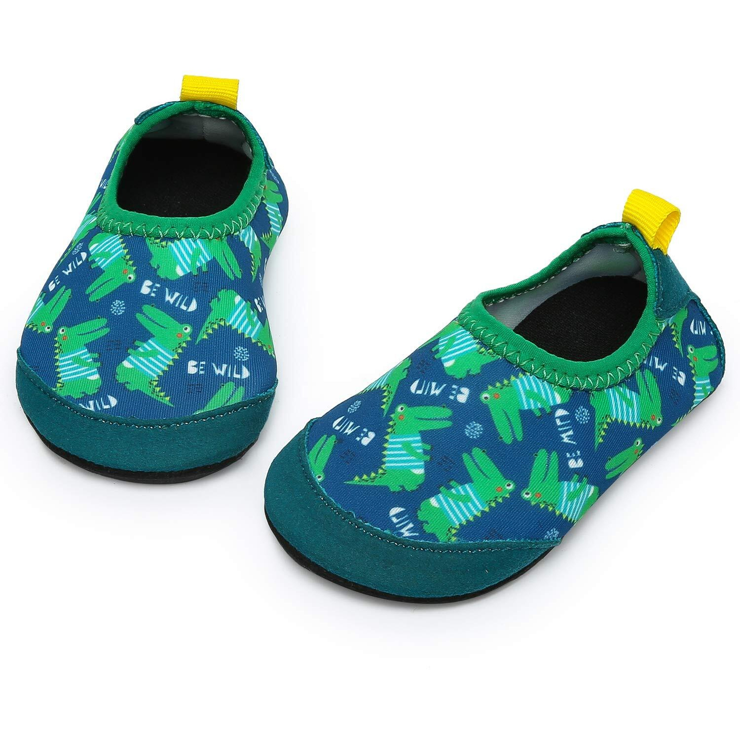 Apolter Baby Boys And Girls Swim Water Shoes Barefoot Aqua Socks Non-Slip For Beach Pool Toddler Kids