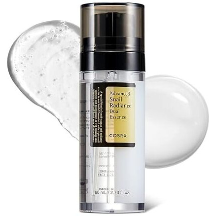 Cosrx Niacinamide 5% + Snail Mucin 74% Dual Essence, Anti Aging Face Serum For Dull Skin, Mothers Day Gifts For Mom, Sensitive Skin, Not Tested On Animals, Korean Skin Care, 2.70 Fl.Oz / 80Ml