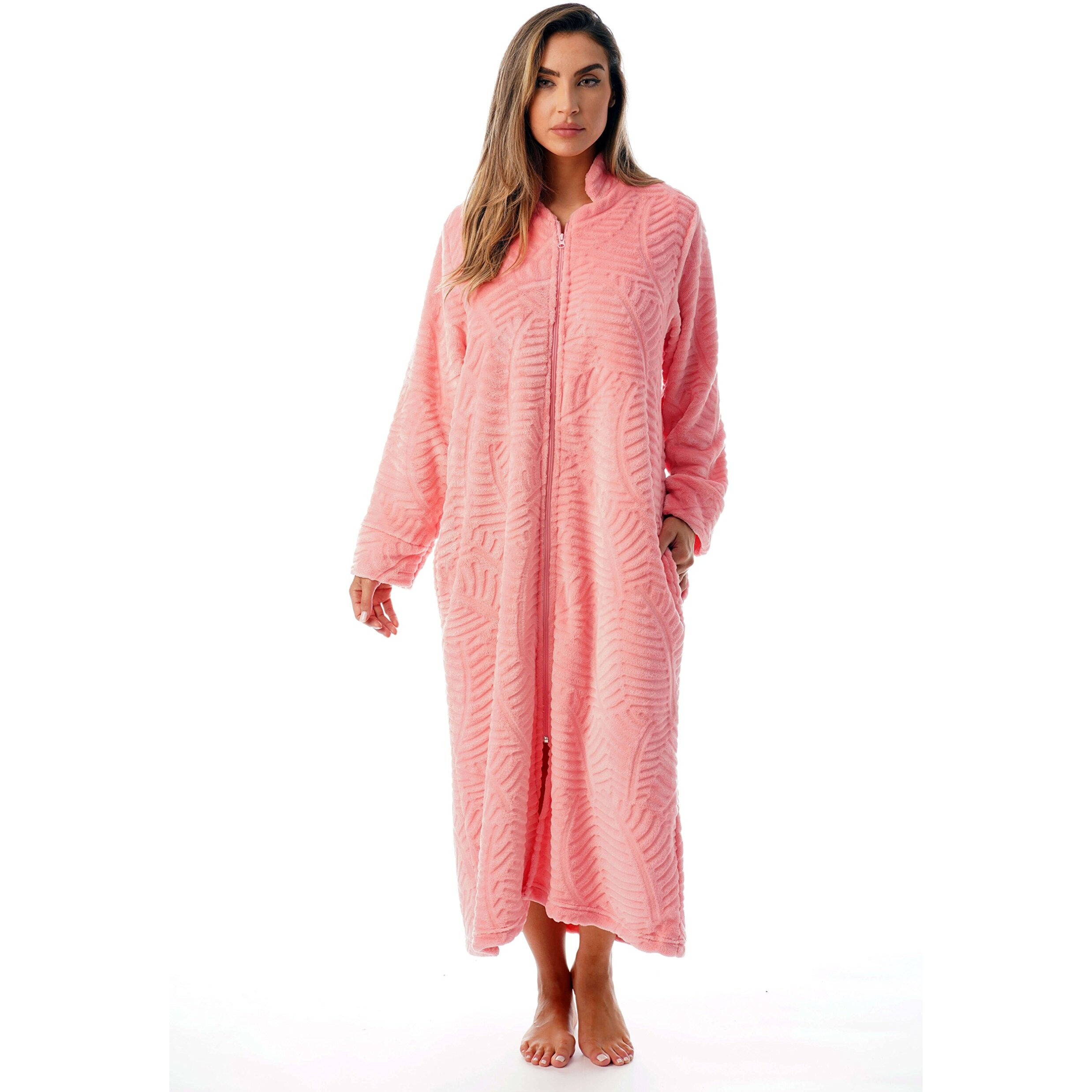Just Love Plush Zipper Lounger Robe 6729-Cor-3X