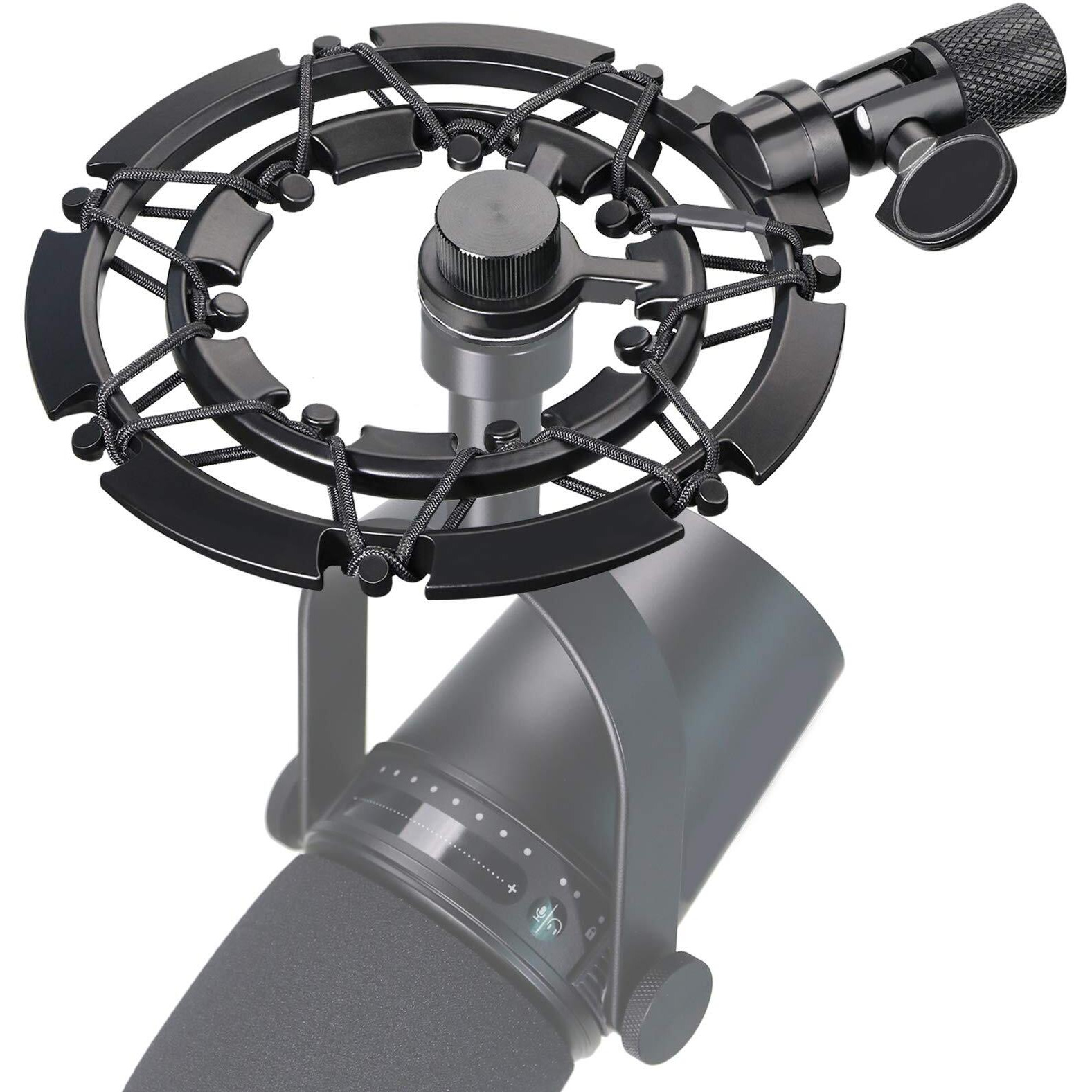 Mv7 Shock Mount Compatible With Shure Mv7 Microphone, Mv7 Shock Mount Reduces Vibration Noise Matching Mic Stand Boom Arm By Sunmon