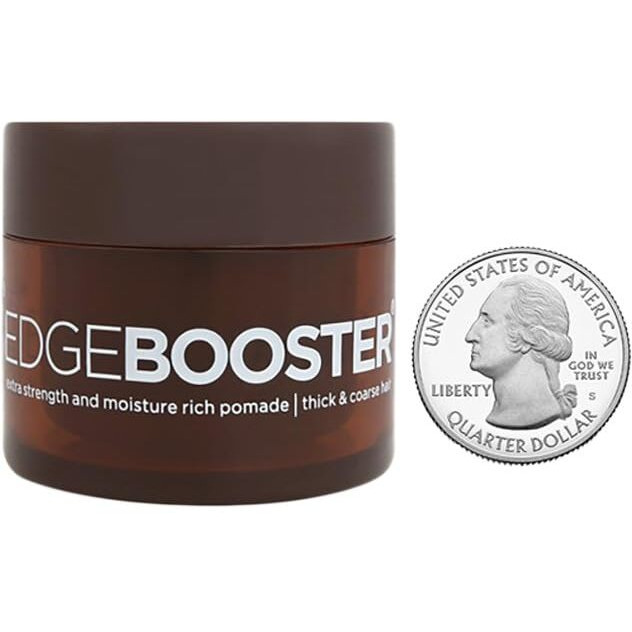 Edge Booster Style Factor Extra Strength Pomade For Thick Coarse Hair Travel Size 0.85 Oz (Amber)