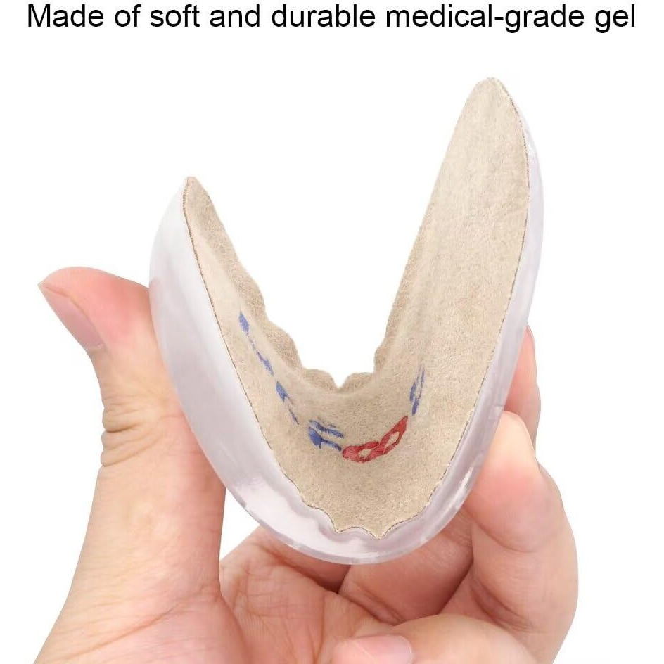Dr.Foot Height Increase Insoles, Heel Cushion Inserts, Heel Lift Inserts For Leg Length Discrepancies (Large (1" Height))
