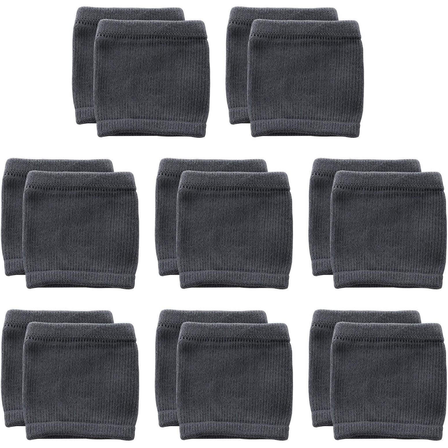 Haysandy 8 Pairs Dance Shoe Covers Over Shoes Dancing Socks For Dancer Women(Dark Gray,Dark Style)