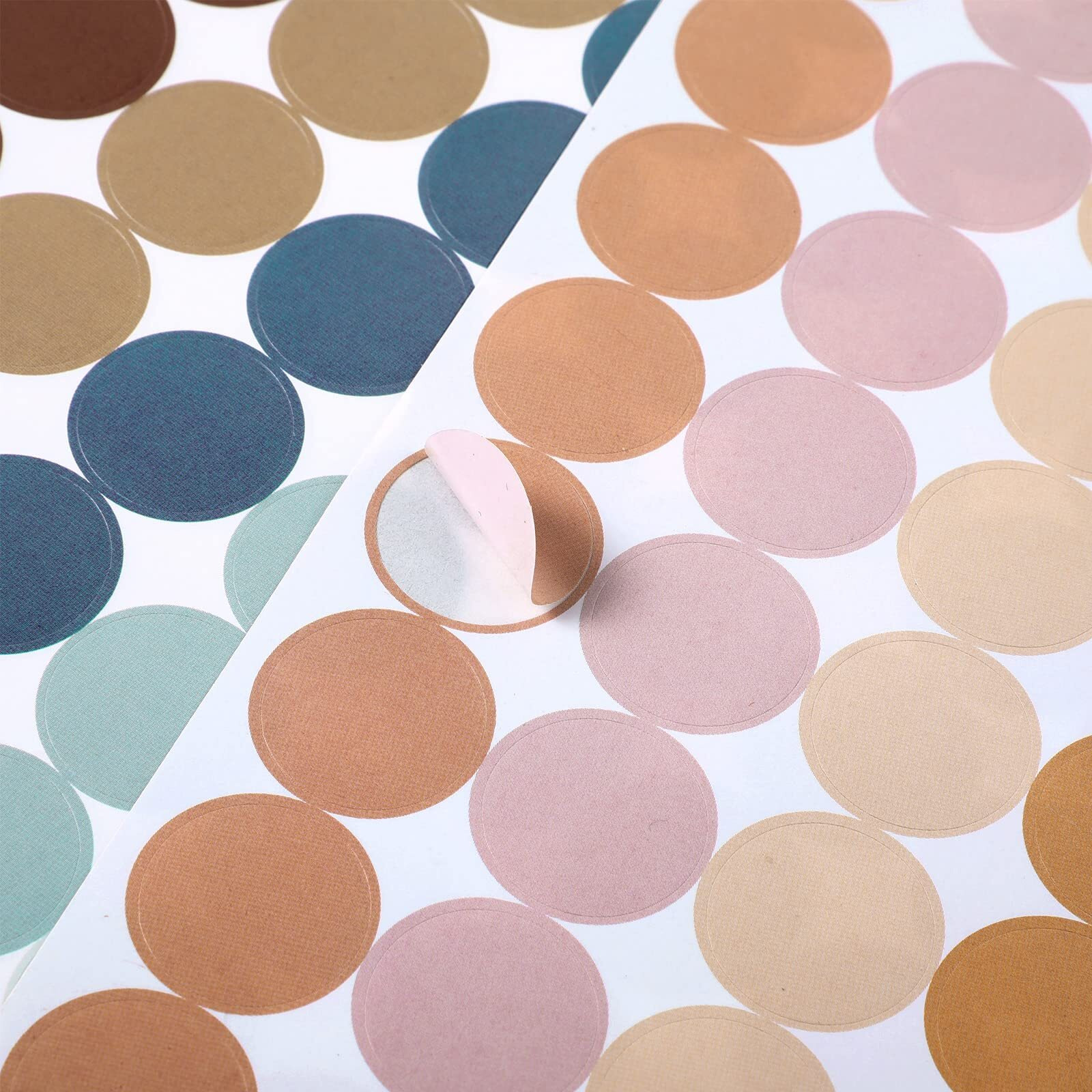 Tallew 2800 Pieces 3/4 Inch 10 Color Diameter Color Coding Labels Polychrome Stickers Assorted Removable Stickers For Classrooms Offices Labeling Marking(Gray Series)