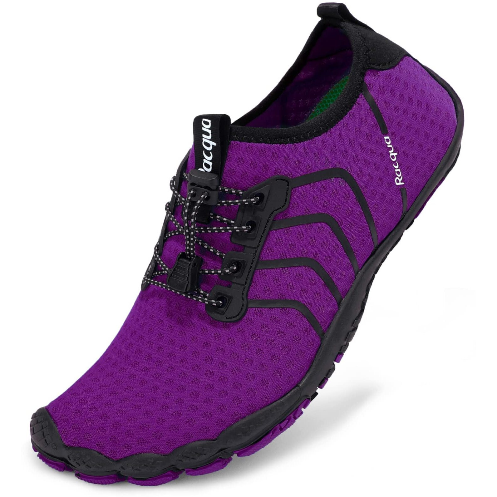Racqua Water Shoes Beach Surf Swim Shoes For Women Quick Dry Aqua Shoes Barefoot Hiking Walking Sport Shoes Purple 10 W/9 M
