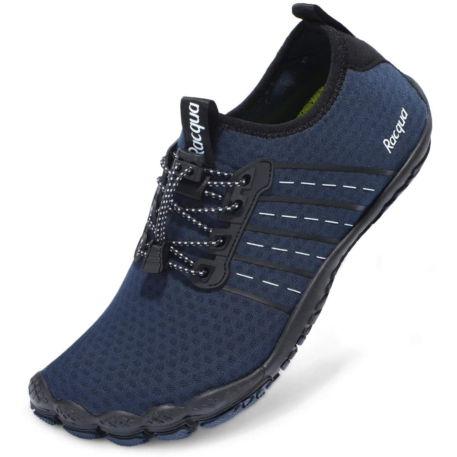 Racqua Hiking Water Shoes Quick Dry Barefoot Aqua Sport Beach Swim Surf Diving Walking For Men Women Blue 13 W/12 M