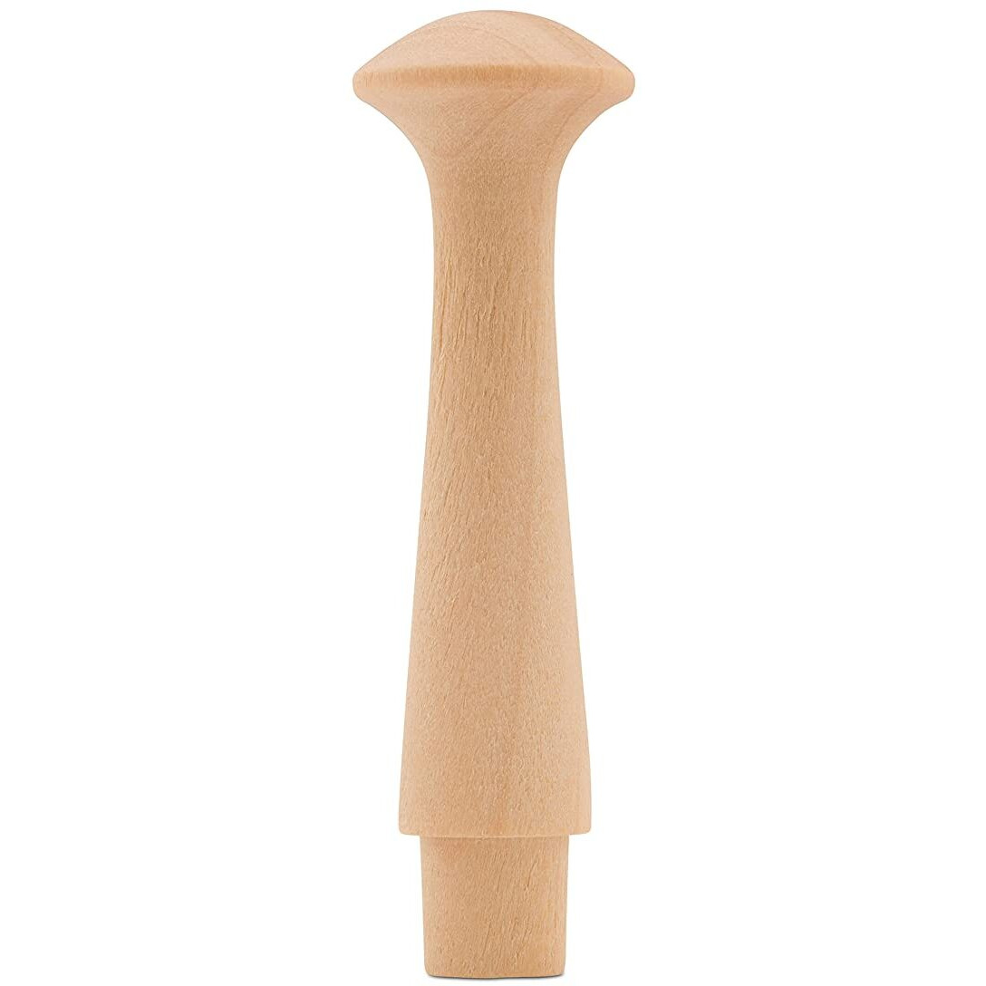 Wooden Shaker Pegs 2-7/16-Inch W/ 3/8-Inch Tenon, Pack Of 25 Diy Wooden Wall Hooks, Wood Hooks For Hanging Shaker Peg Rail And Coat/Hat/Towel Hook, By Woodpeckers