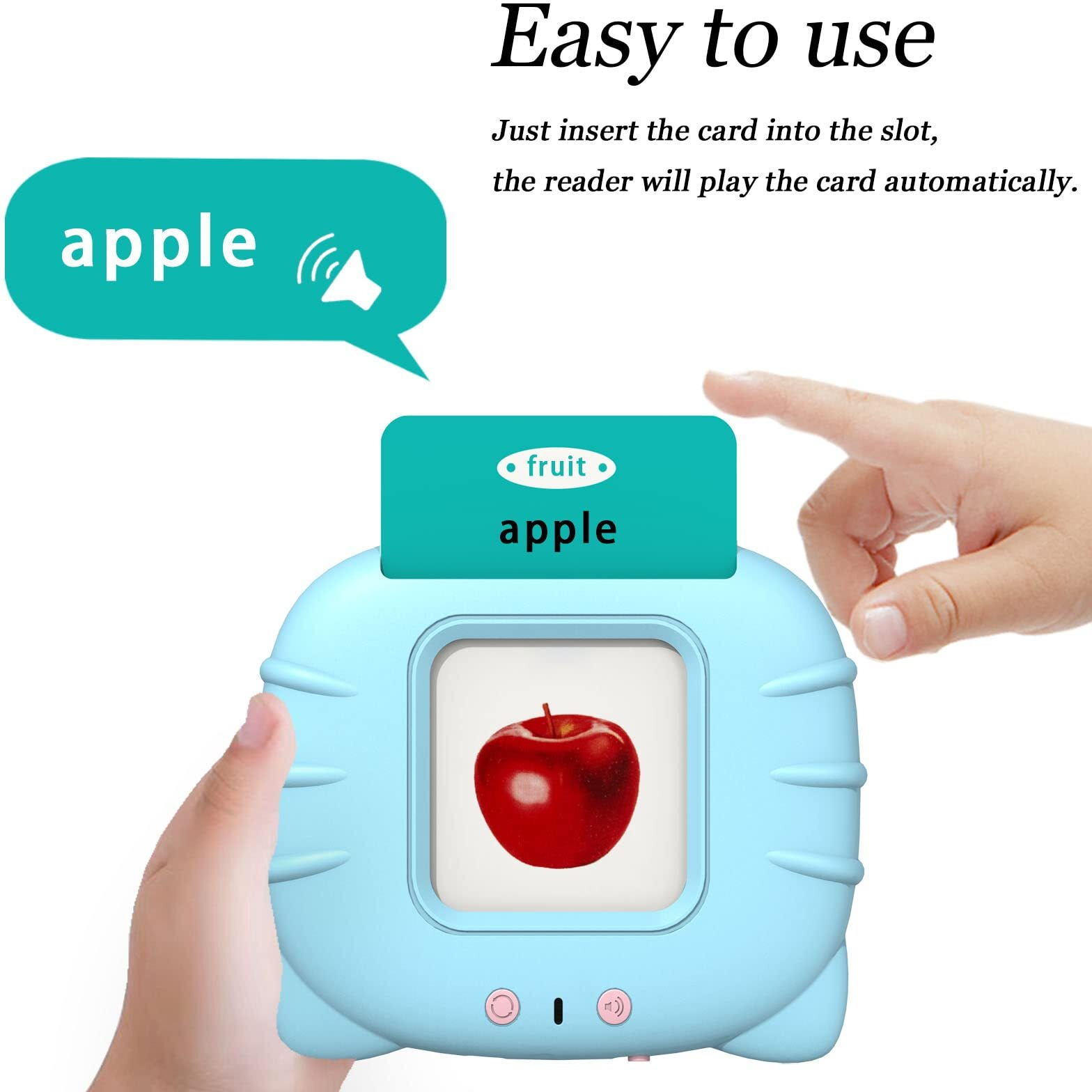 Startcan Toddler Learning Toys For 2 3 4 5 Year Old Boys And Girls, Autism Sensory Toys For Autistic Children, Speech Therapy Toys, 112 Cards - 224 Sight Words Talking Flash Cards