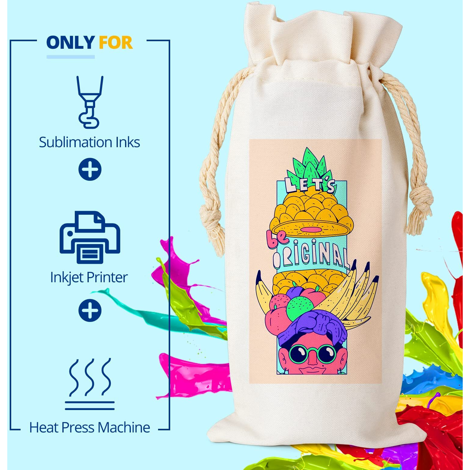 Htvront Sublimation Paper 8.5X14 Inch - 200 Sheets Transfer Paper Compatible With Inkjet Printer, Heat Transfer Paper For Tumblers, Mugs, T-Shirts And Other Sublimation Blanks