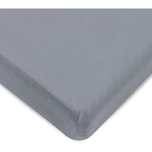 Fitted Sheet For The Milliard Trifold Mattress, Super Soft And Cozy Washable Grey Sheet (Cot, 4")