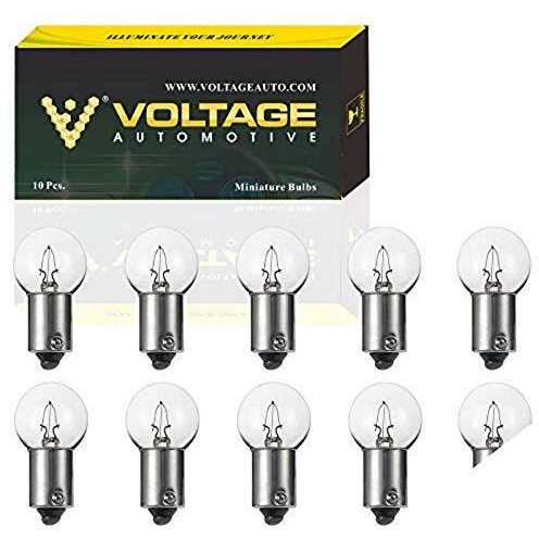 Voltage Automotive 7444A 7444Na 7444 Amber T20 Automotive Brake Light Turn Signal Side Marker Tail Light Bulb (Box Of 10)