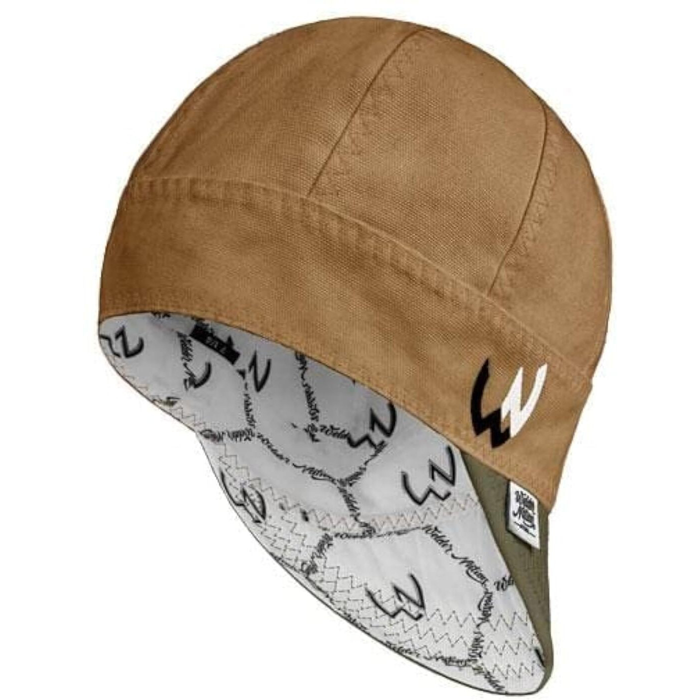 Welder Nation 8 Panel Welding Beanie Cap, 100% Cotton, Duck Canvas Exterior, Protective, Durable Men