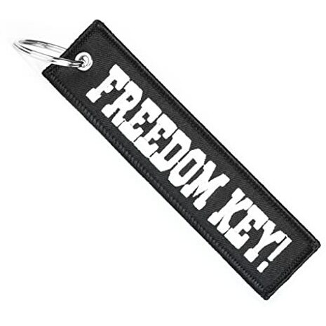 Motoloot Keychain For Motorcycles, Scooters, Cars And Gifts (Freedom Key)